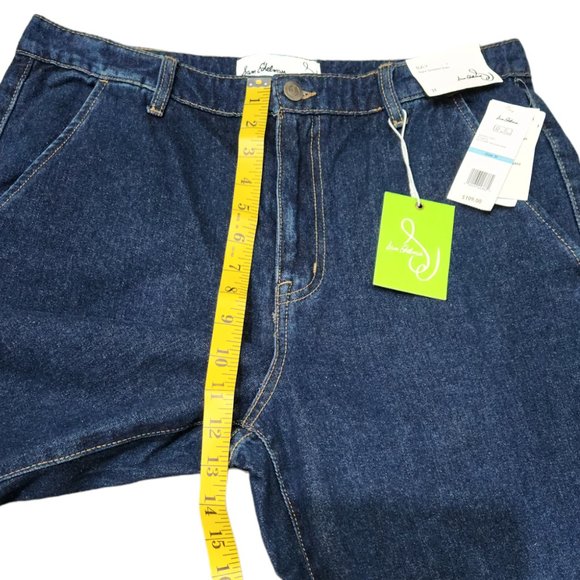 NWT Sam Edelman Women's Bay Blue High Rise Flared-Leg Trouser Jeans 31 - Picture 7 of 10